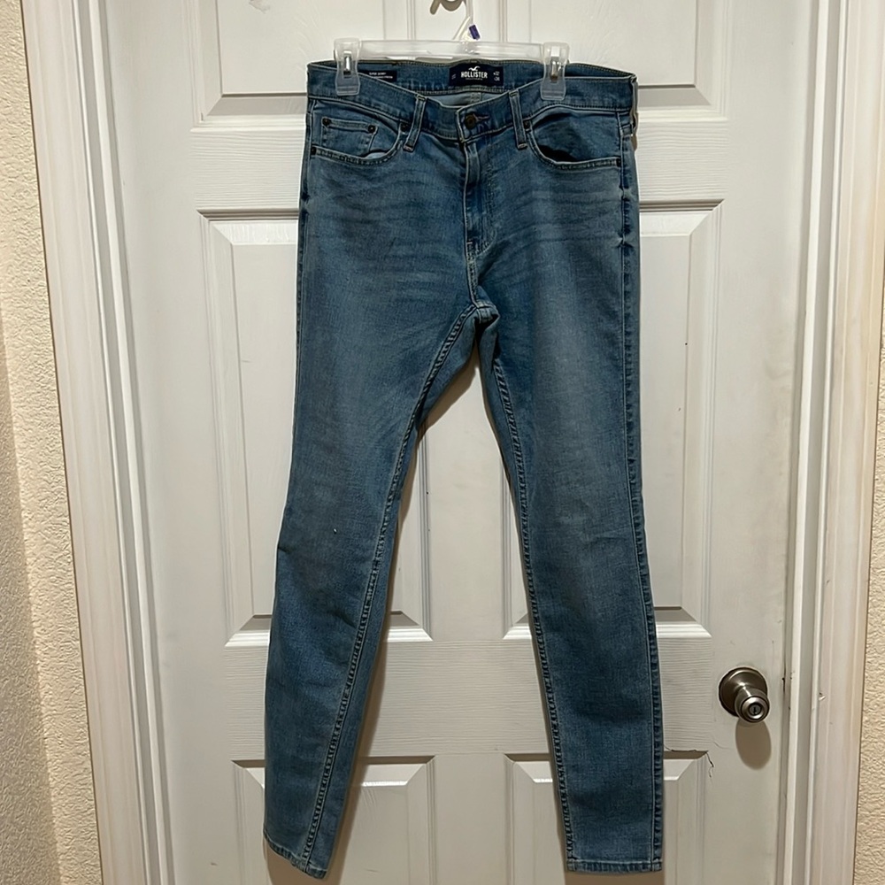 Hollister men’s men’s super skinny advanced stretch jeans size 32×34